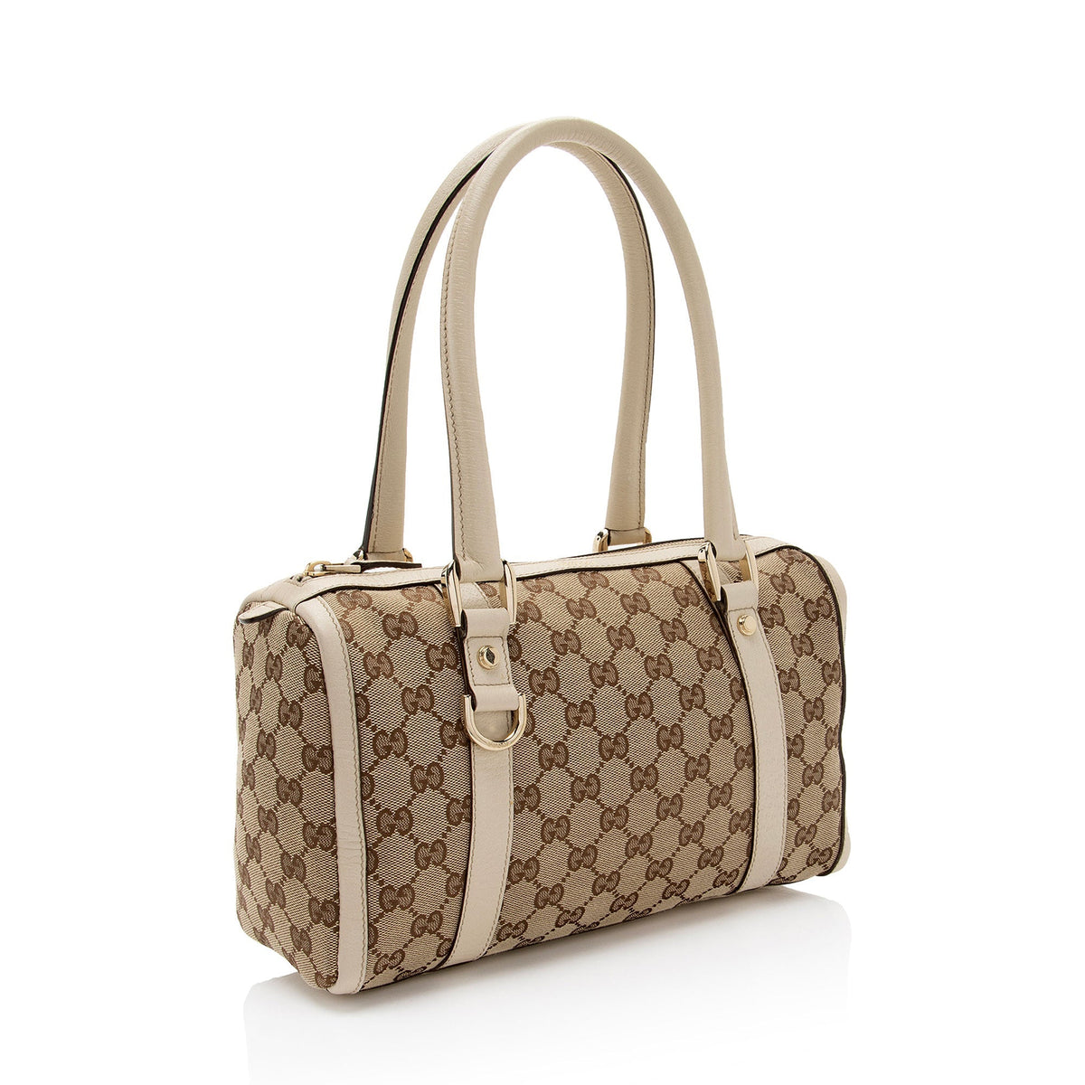Gucci GG Canvas Abbey Small Boston Bag (SHF-9Sy7AQ)