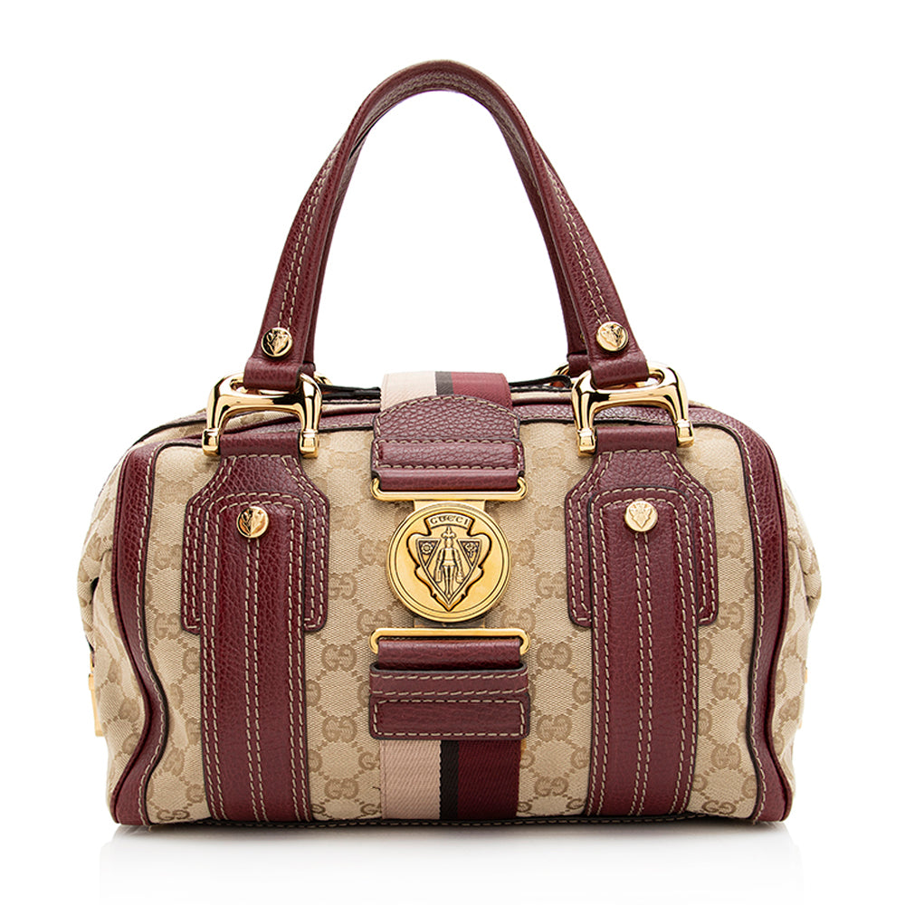 Gucci GG Canvas Aviatrix Boston Bag (SHF-20000)