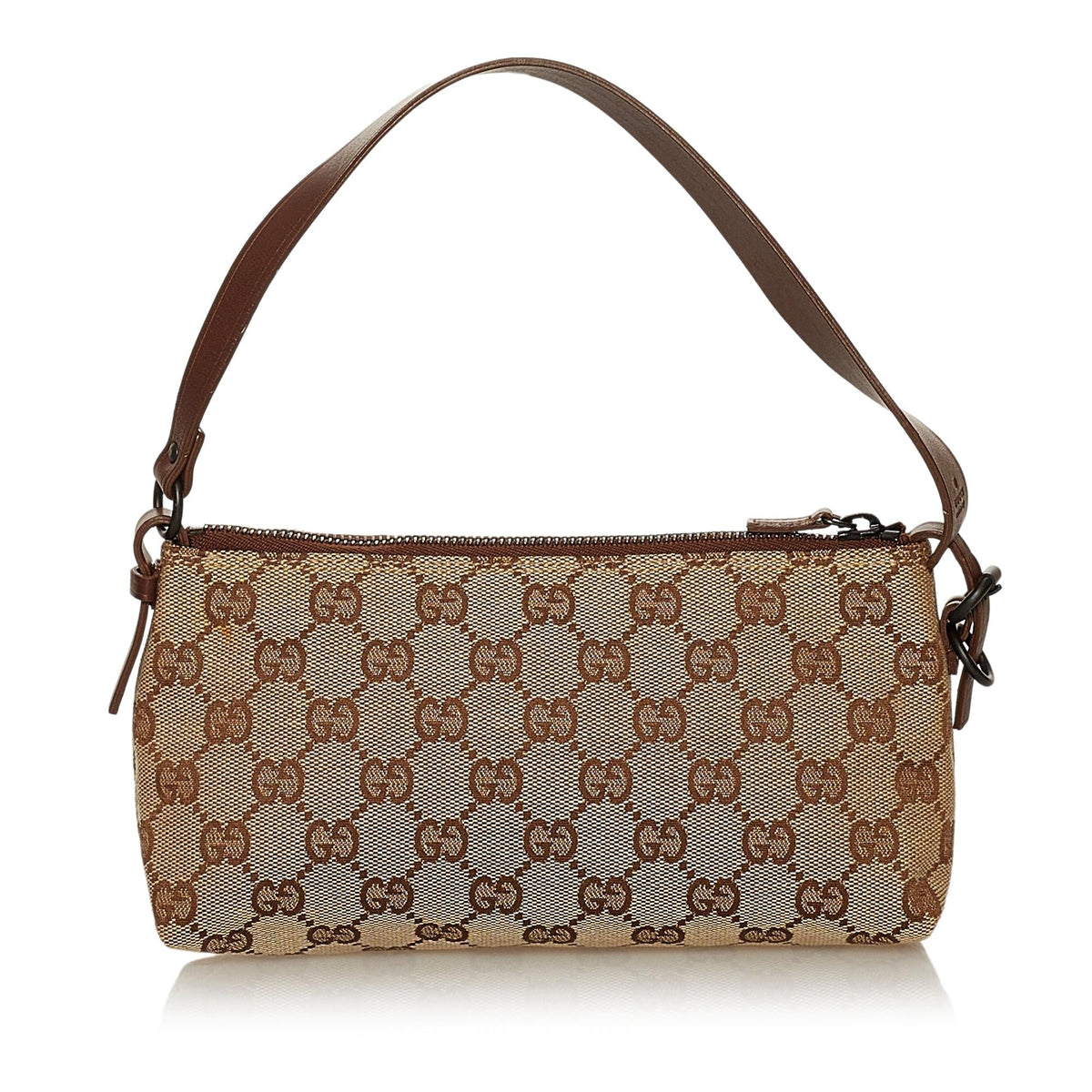 Gucci GG Canvas Baguette (SHG-28682)