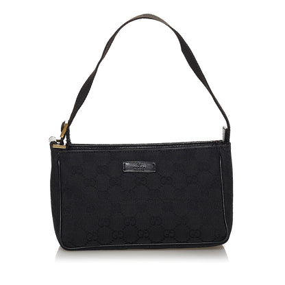 Gucci GG Canvas Baguette (SHG-30605)