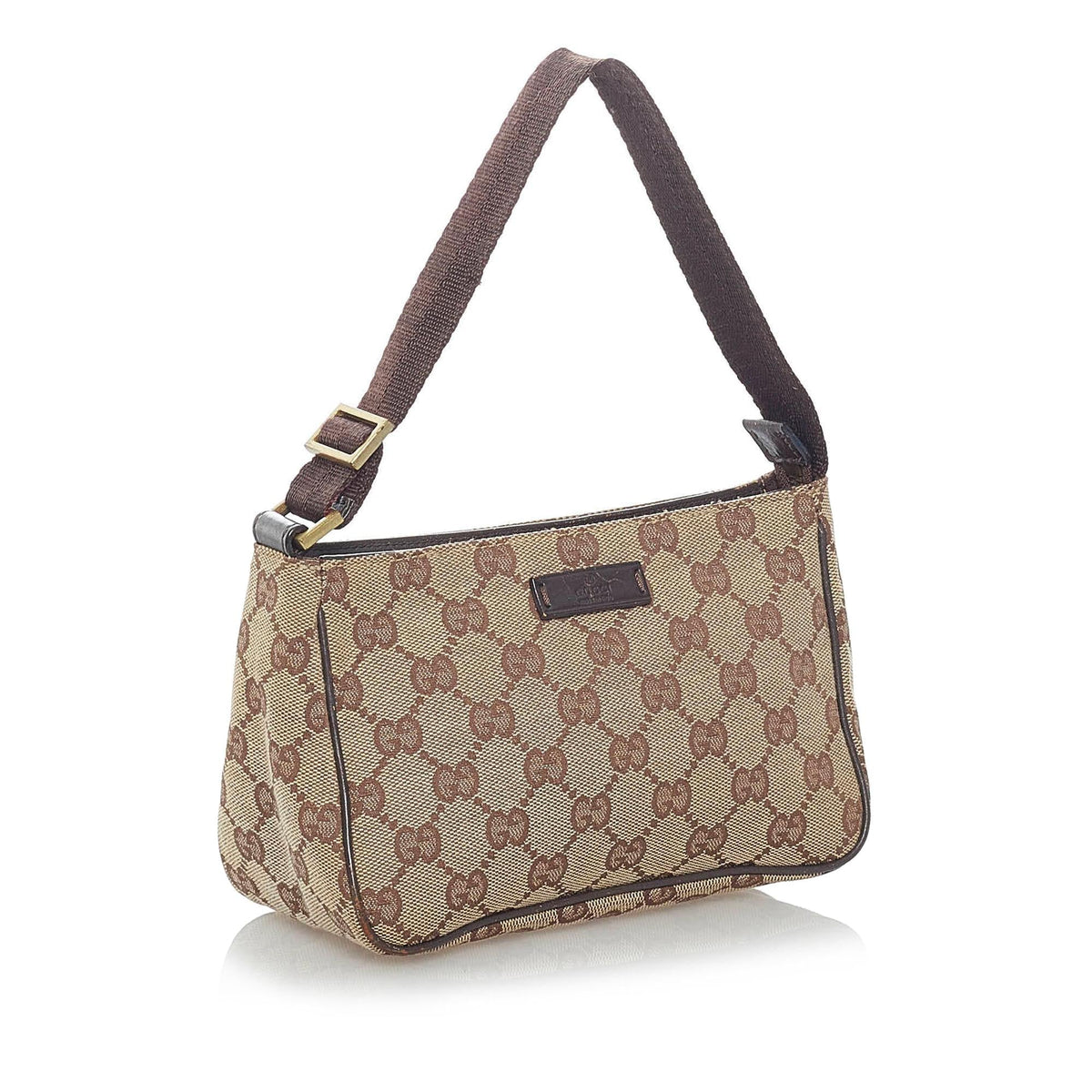 Gucci GG Canvas Baguette (SHG-31120)