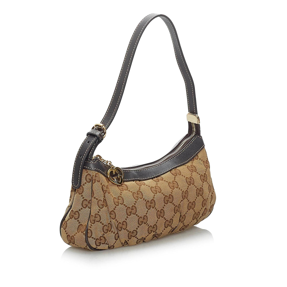 Gucci GG Canvas Baguette (SHG-34048)