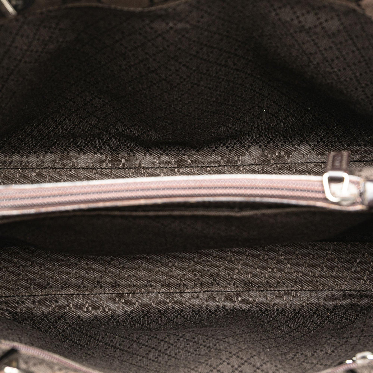 Gucci GG Canvas Bamboo Handbag