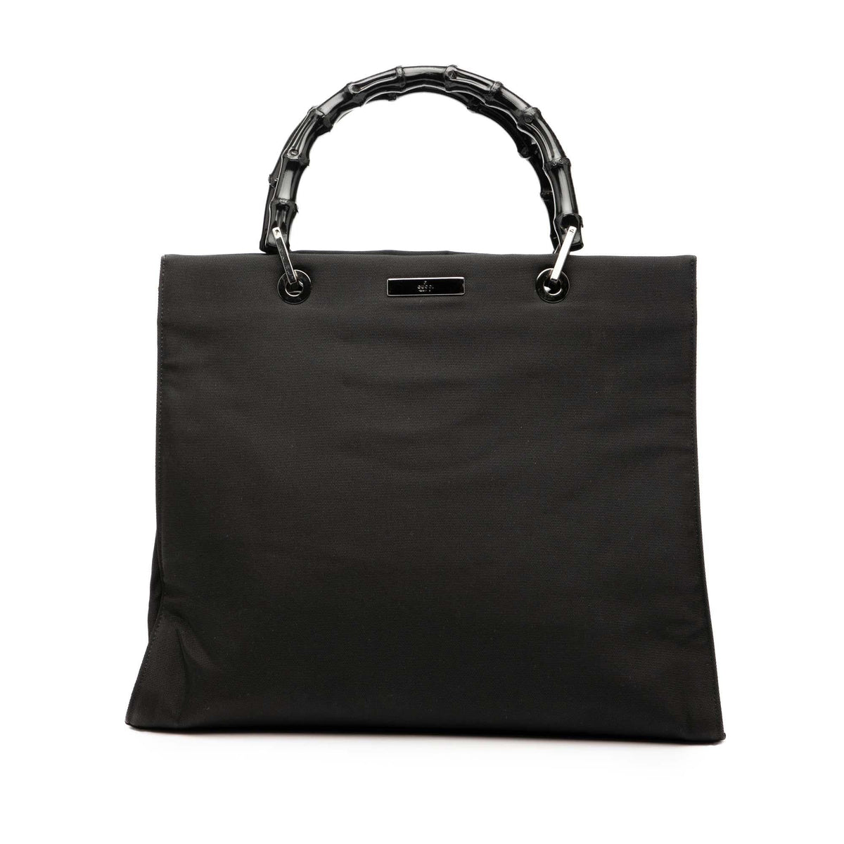Gucci GG Canvas Bamboo Handbag