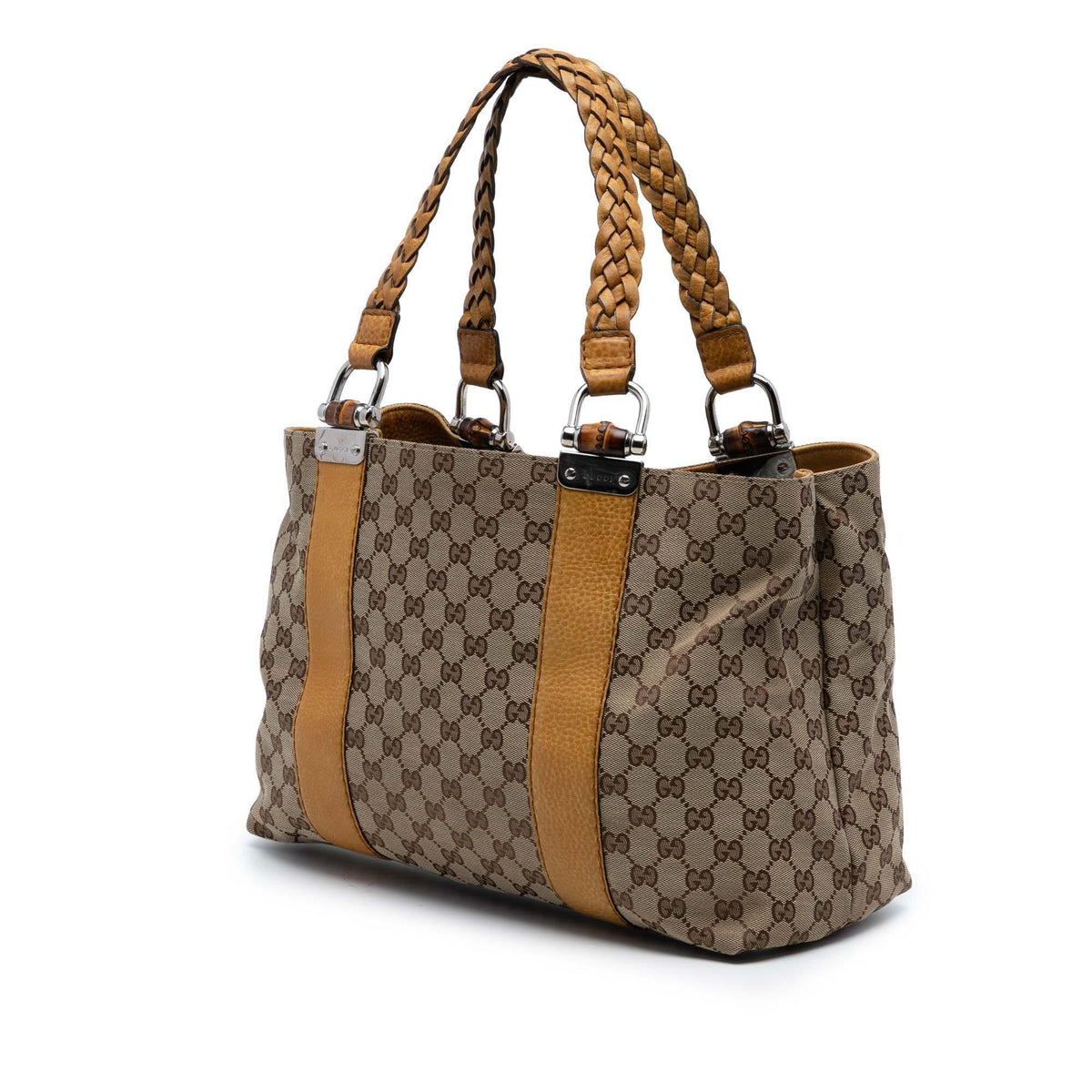 Gucci GG Canvas Bamboo Libeccio Tote