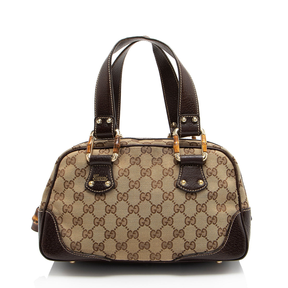 Gucci GG Canvas Bamboo Mini Satchel