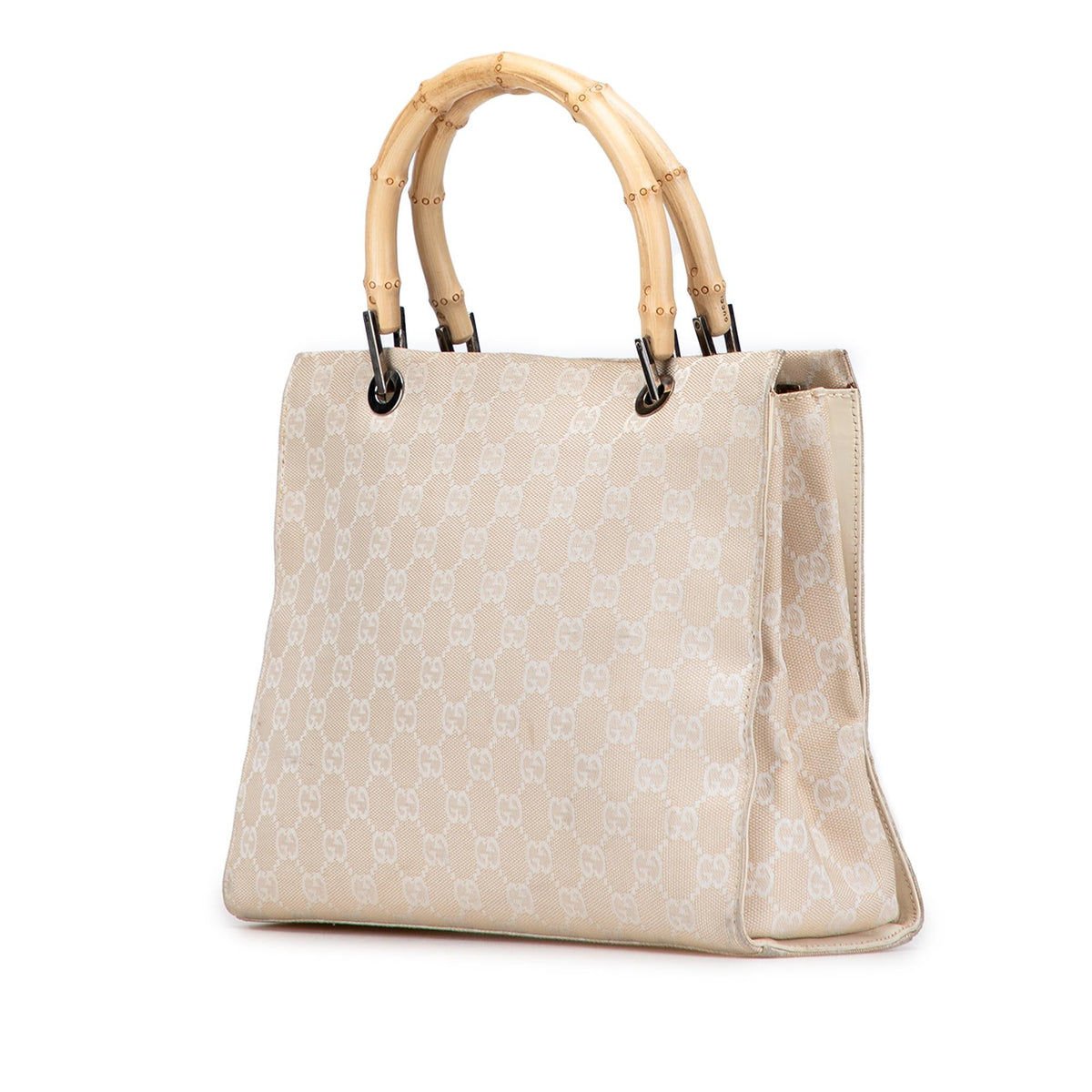 Gucci GG Canvas Bamboo Satchel