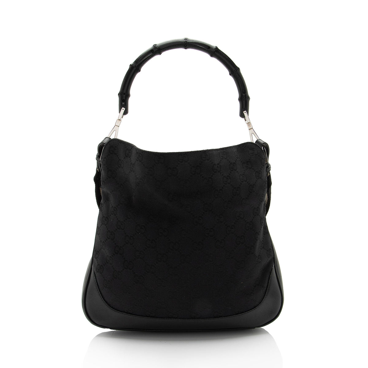 Gucci GG Canvas Bamboo Top Handle (SHF-TMDZ2h)