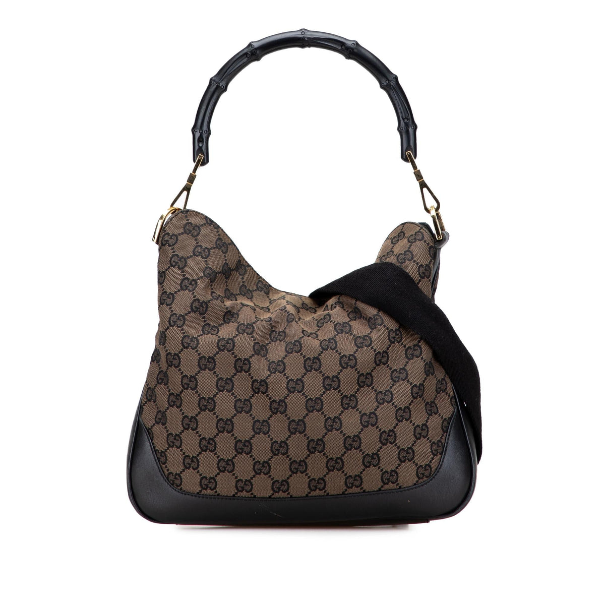 Gucci GG Canvas Bamboo Web Satchel