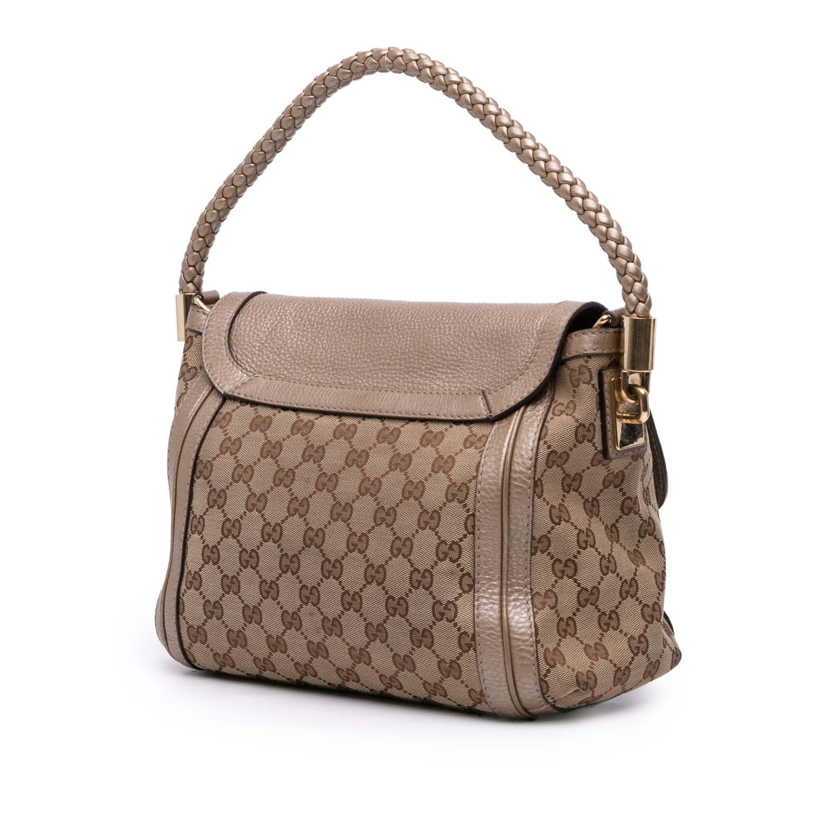 Gucci GG Canvas Bella Flap Satchel