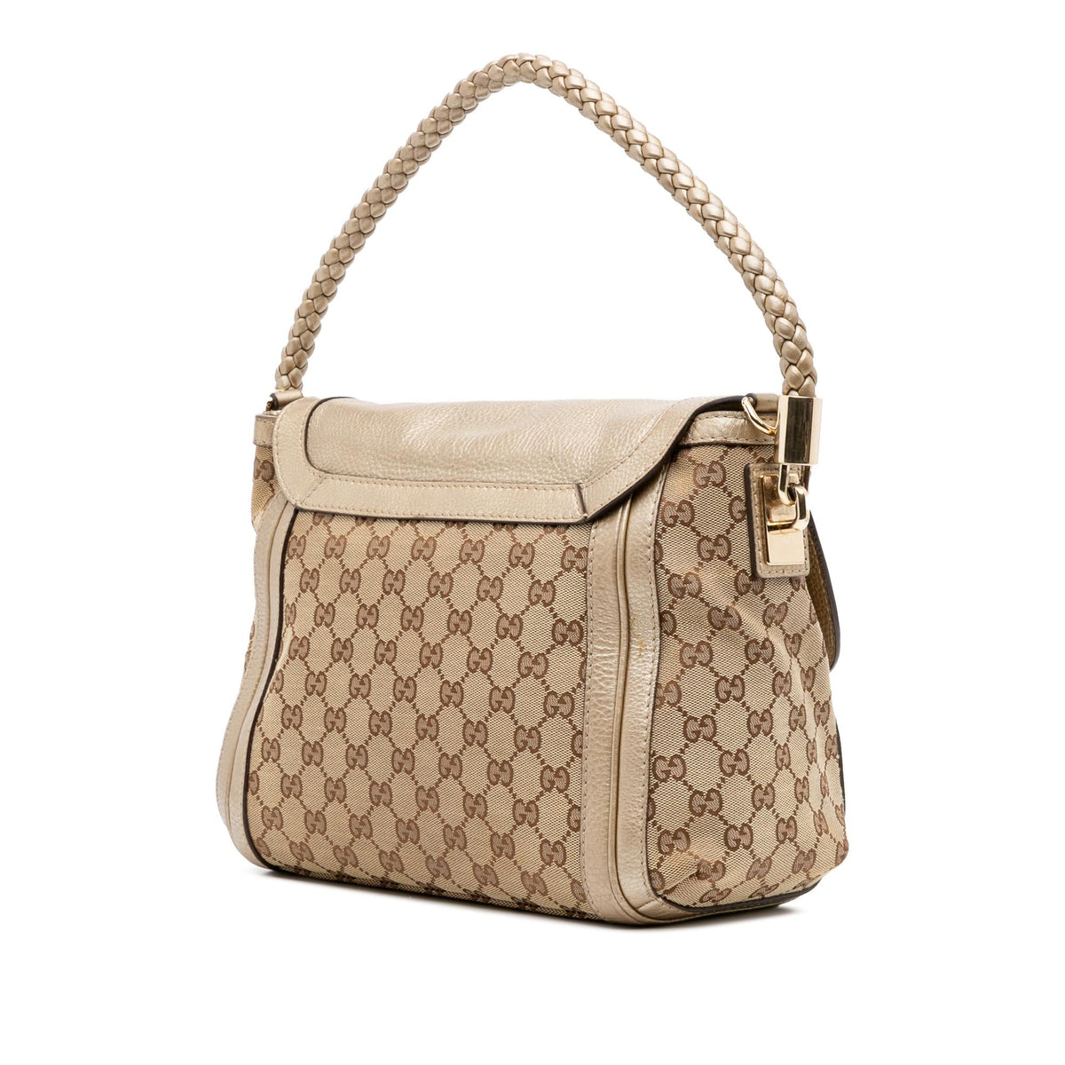 Gucci GG Canvas Bella Flap Satchel