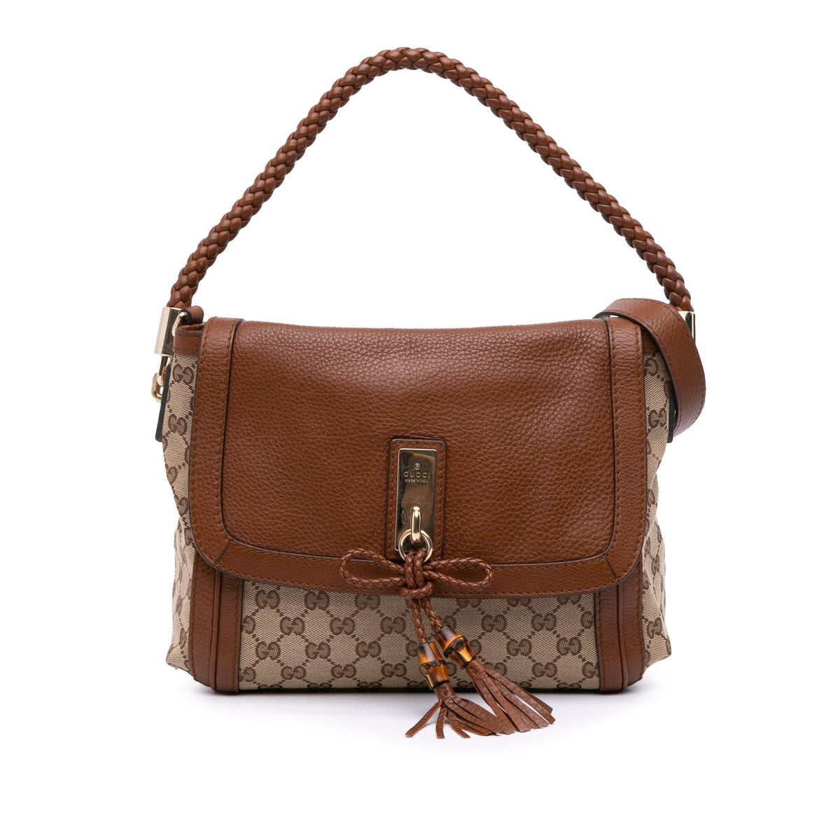 Gucci GG Canvas Bella Flap Satchel