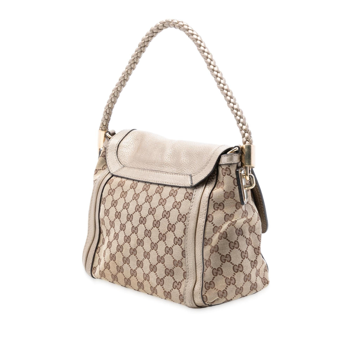 Gucci GG Canvas Bella Flap Satchel