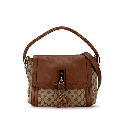 Gucci GG Canvas Bella Satchel (SHG-BcpI00)