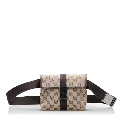 Gucci GG Canvas Belt Bag (SHG-UxavlD)