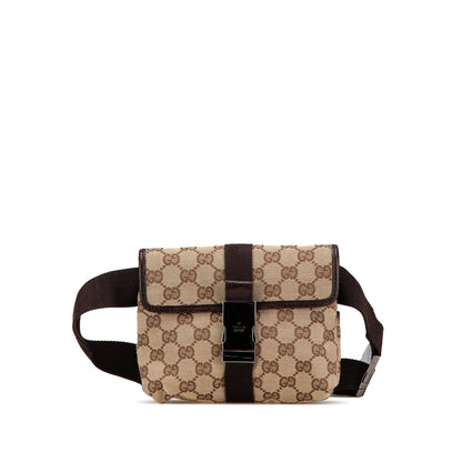 Gucci GG Canvas Belt Bag (SHG-QfV0uT)