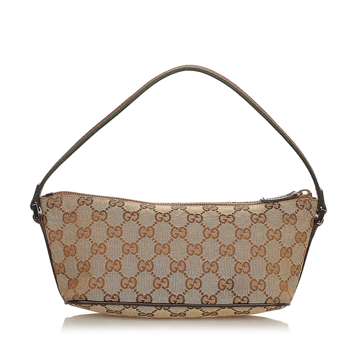 Gucci GG Canvas Boat Baguette (SHG-26182)