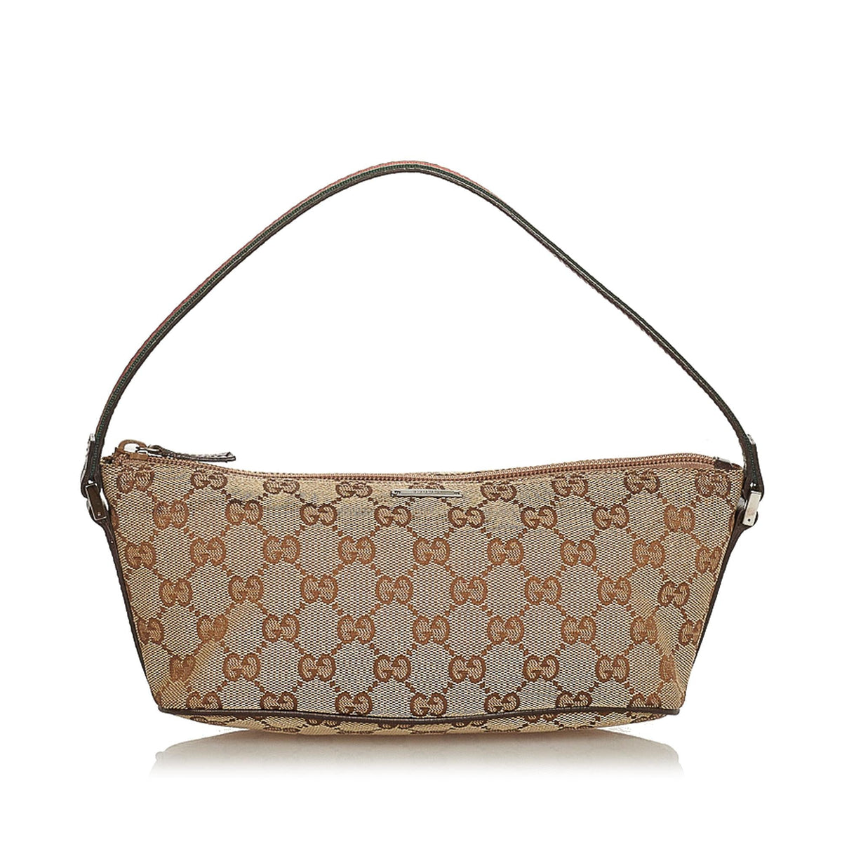 Gucci GG Canvas Boat Baguette (SHG-26182)