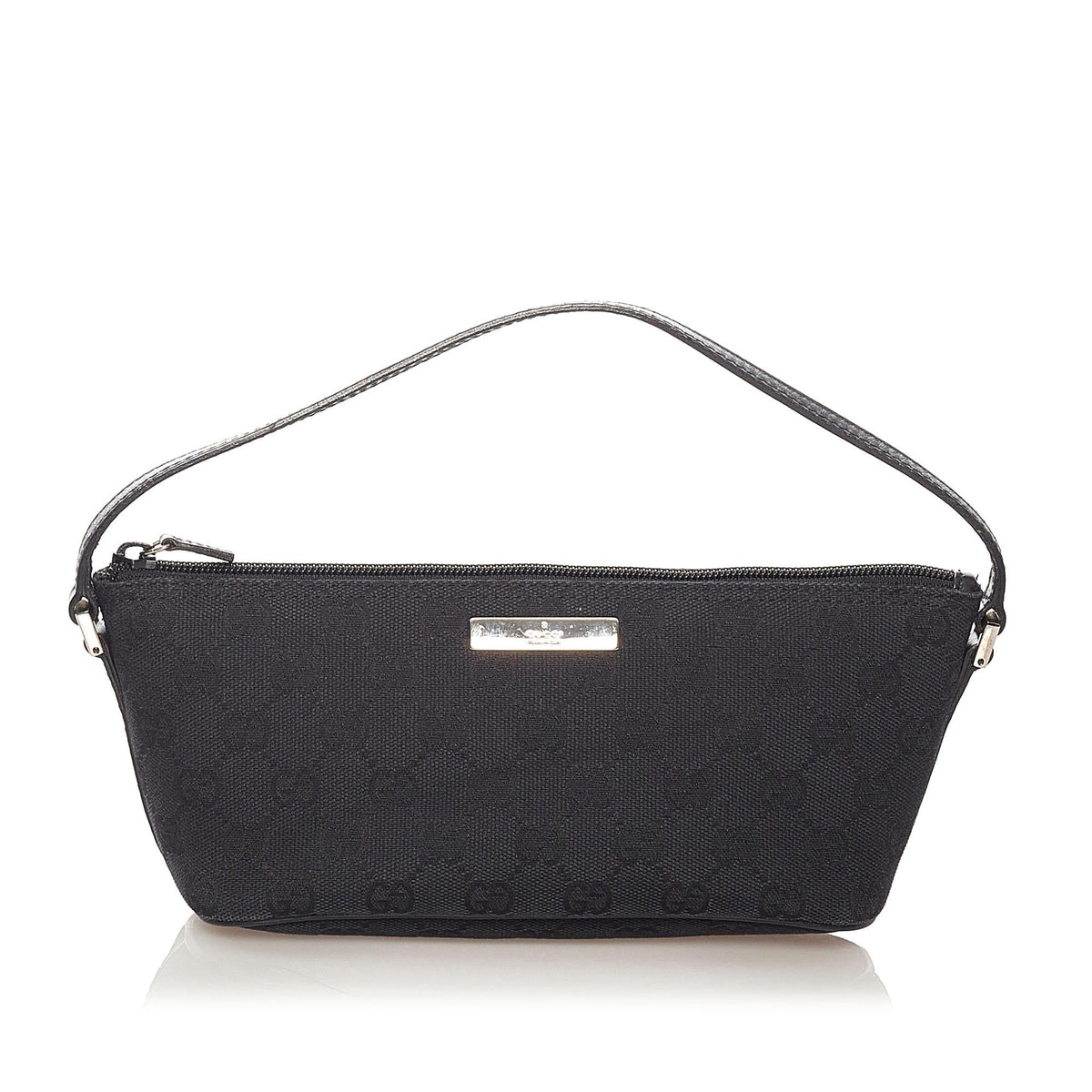 Gucci GG Canvas Boat Baguette (SHG-28064)