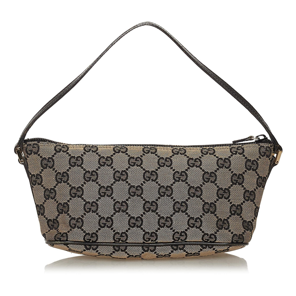 Gucci GG Canvas Boat Baguette (SHG-28325)