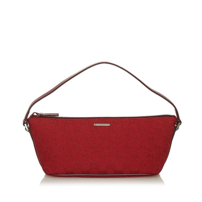 Gucci GG Canvas Boat Baguette (SHG-29083)
