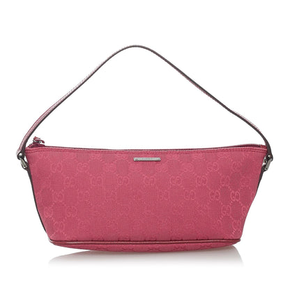 Gucci GG Canvas Boat Baguette (SHG-29455)