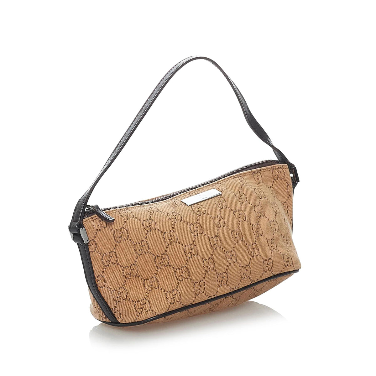 Gucci GG Canvas Boat Baguette (SHG-29827)