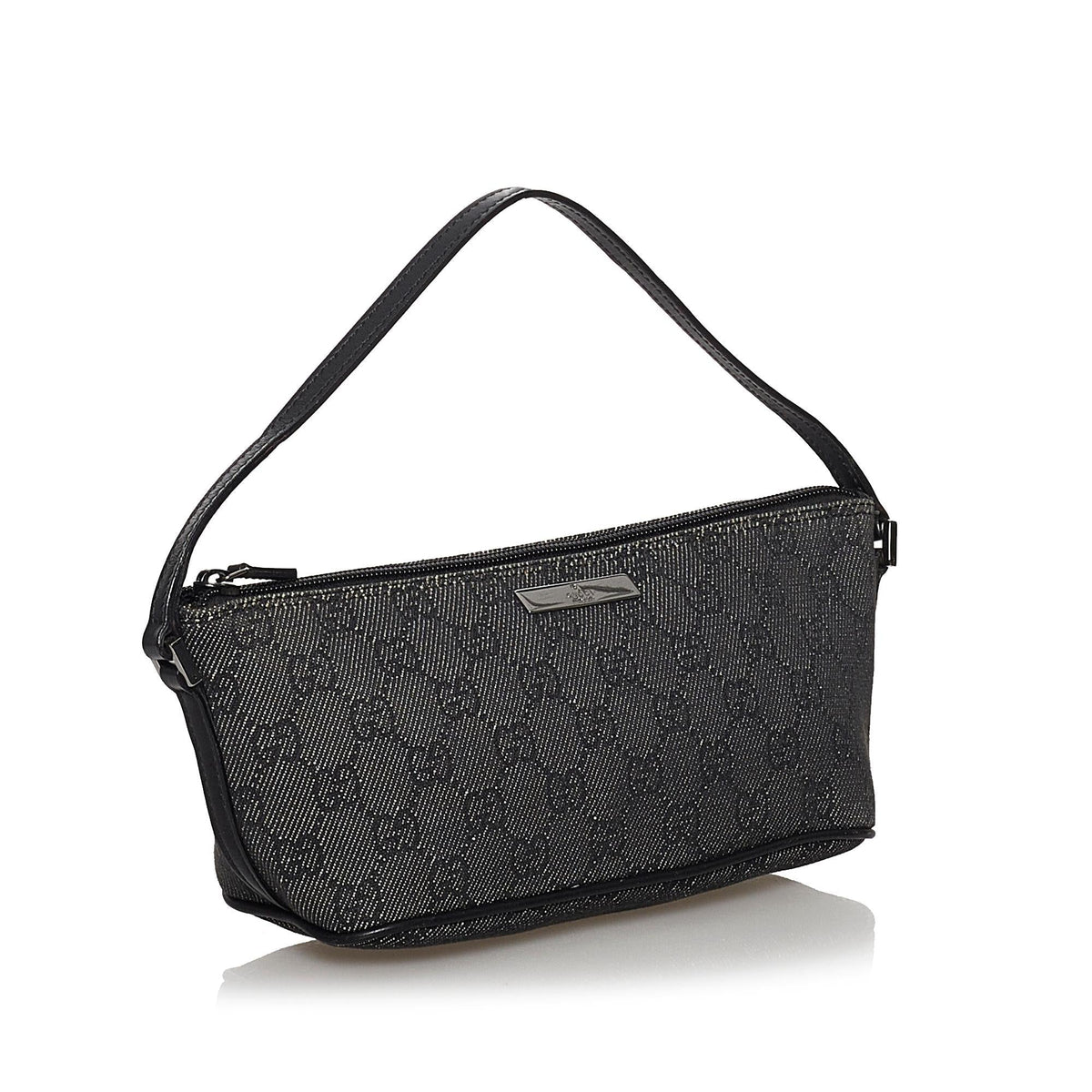 Gucci GG Canvas Boat Baguette (SHG-30604)