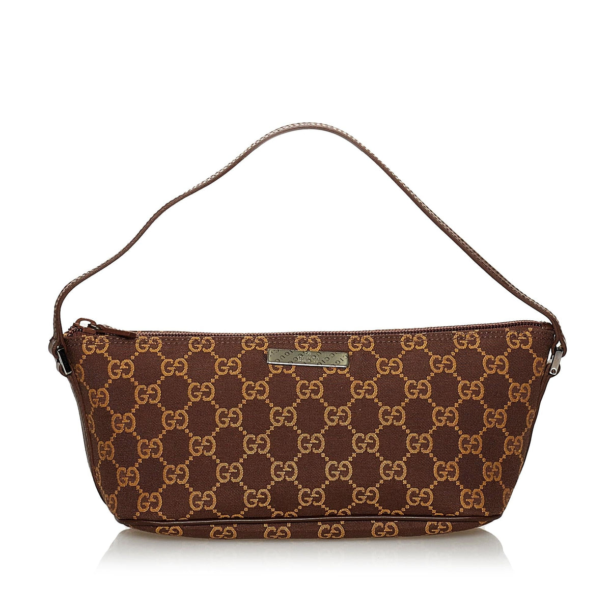 Gucci GG Canvas Boat Baguette (SHG-30770)