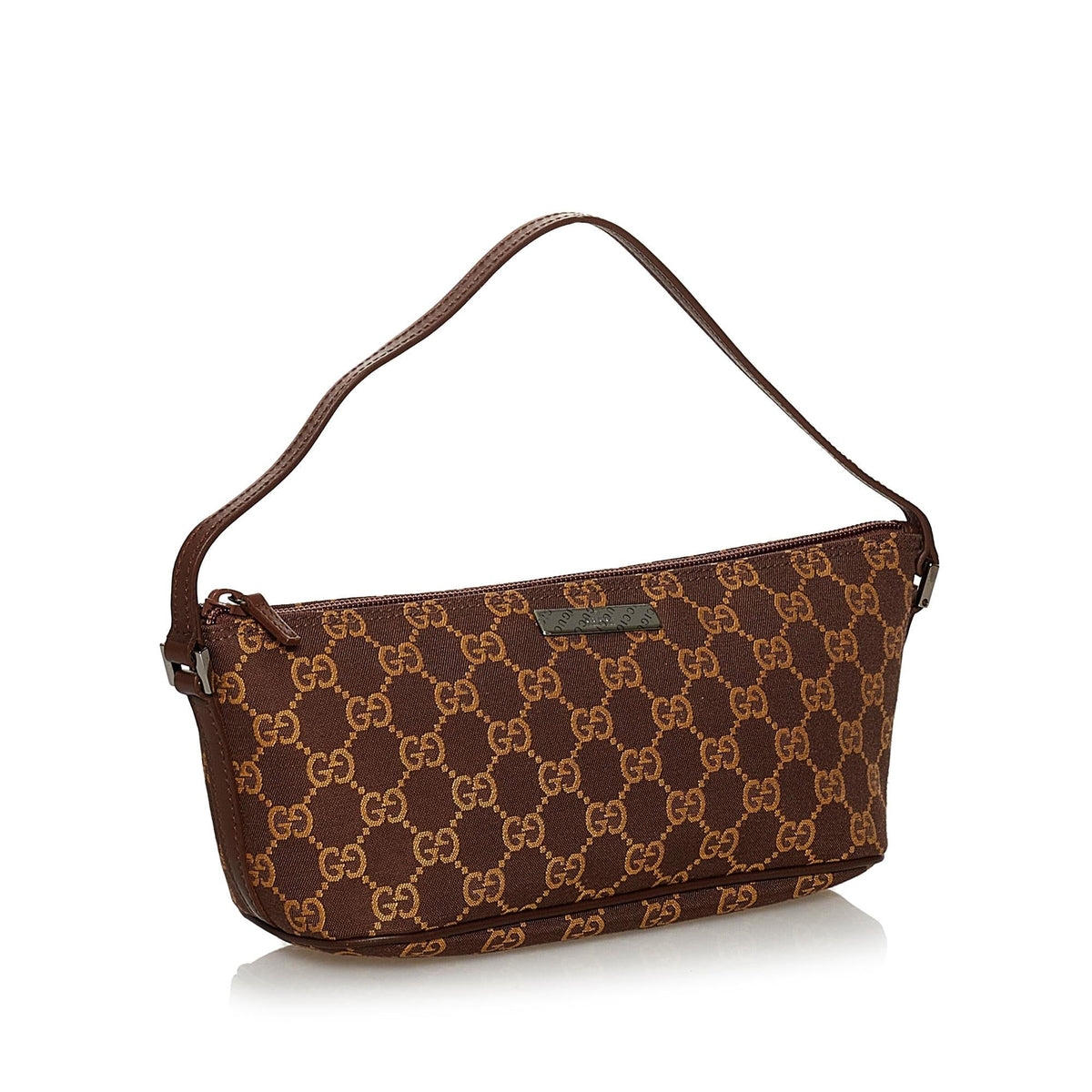 Gucci GG Canvas Boat Baguette (SHG-30770)