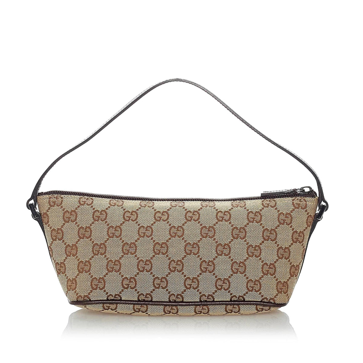Gucci GG Canvas Boat Baguette (SHG-30775)