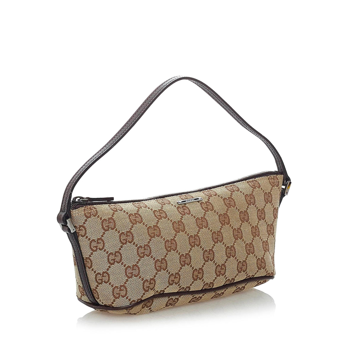 Gucci GG Canvas Boat Baguette (SHG-30775)
