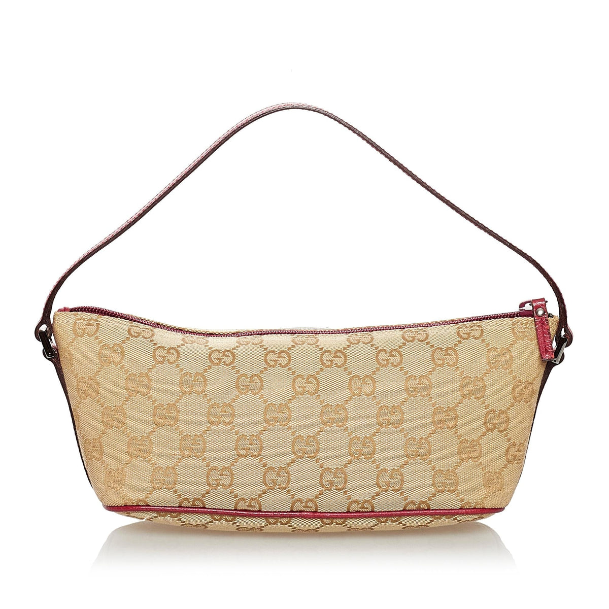 Gucci GG Canvas Boat Baguette (SHG-30849)