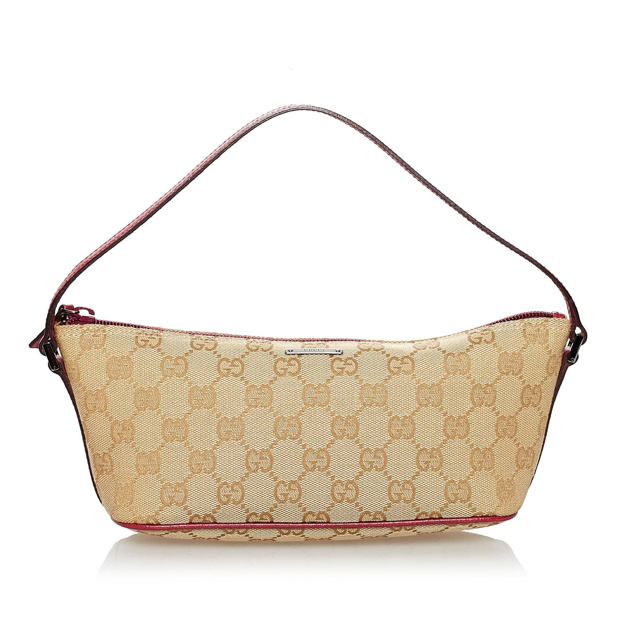 Gucci GG Canvas Boat Baguette (SHG-30849)