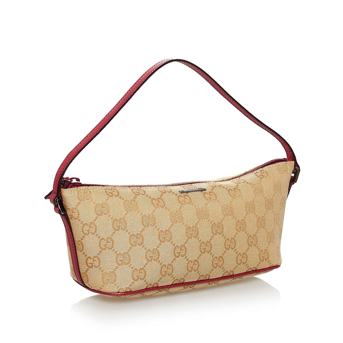 Gucci GG Canvas Boat Baguette (SHG-30849)