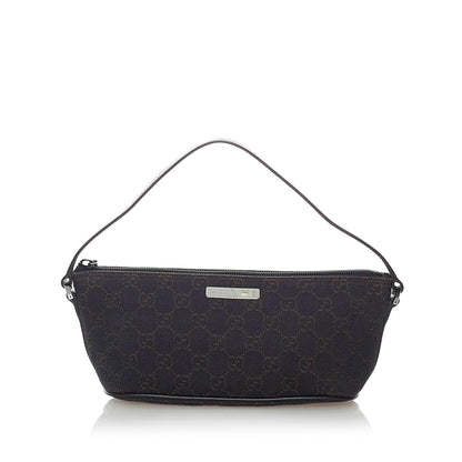 Gucci GG Canvas Boat Baguette (SHG-30880)