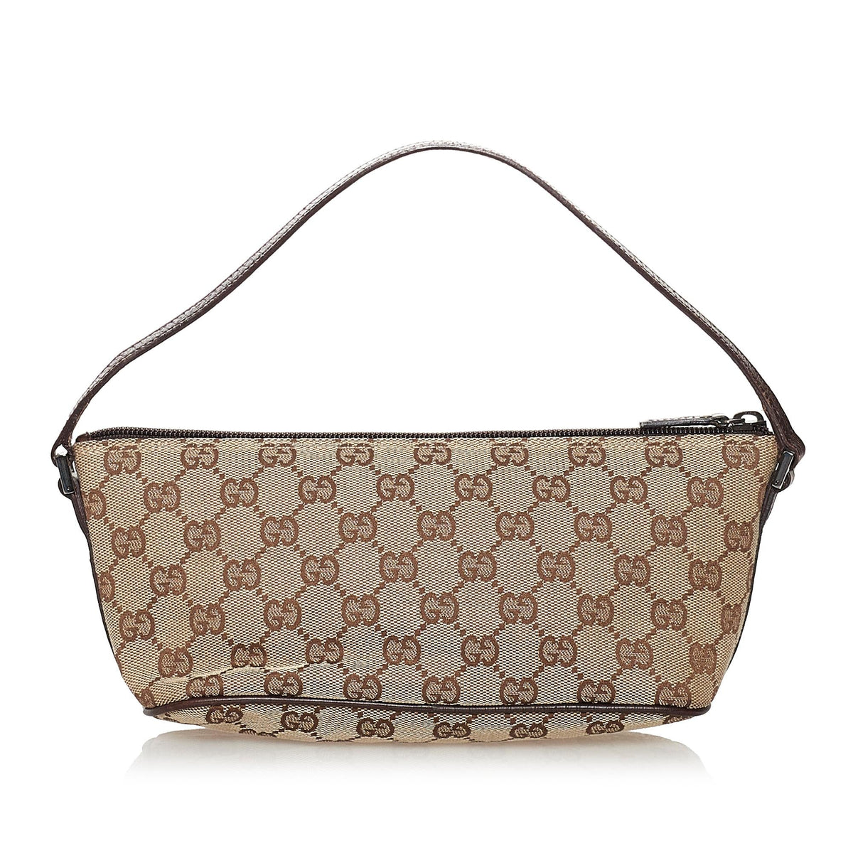 Gucci GG Canvas Boat Baguette (SHG-31393)