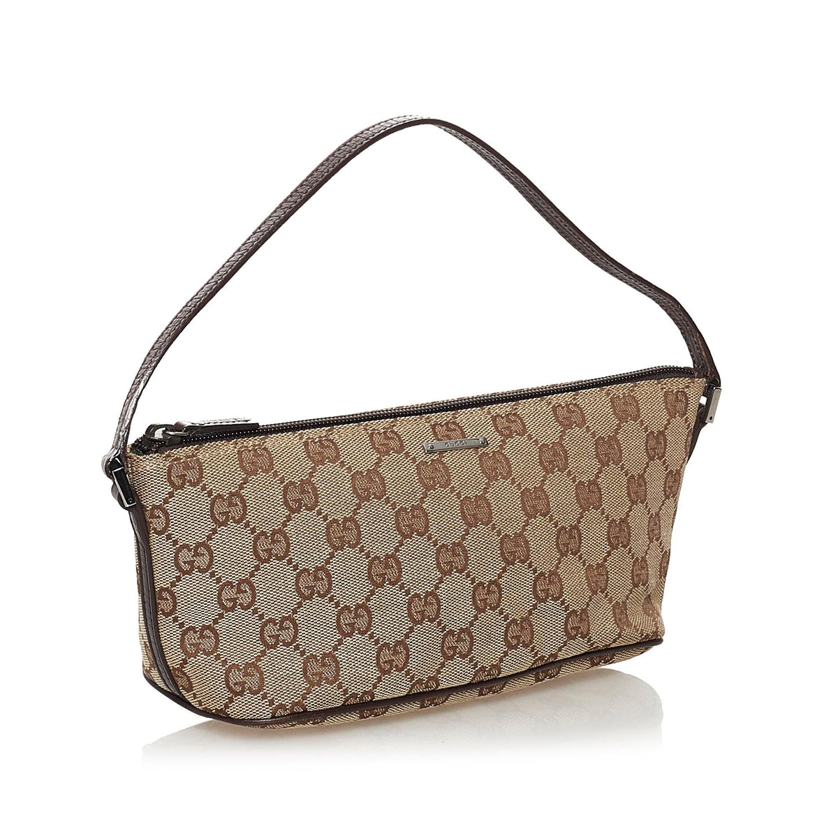 Gucci GG Canvas Boat Baguette (SHG-31393)