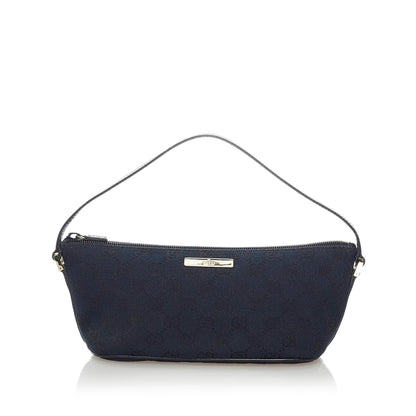 Gucci GG Canvas Boat Baguette (SHG-31583)