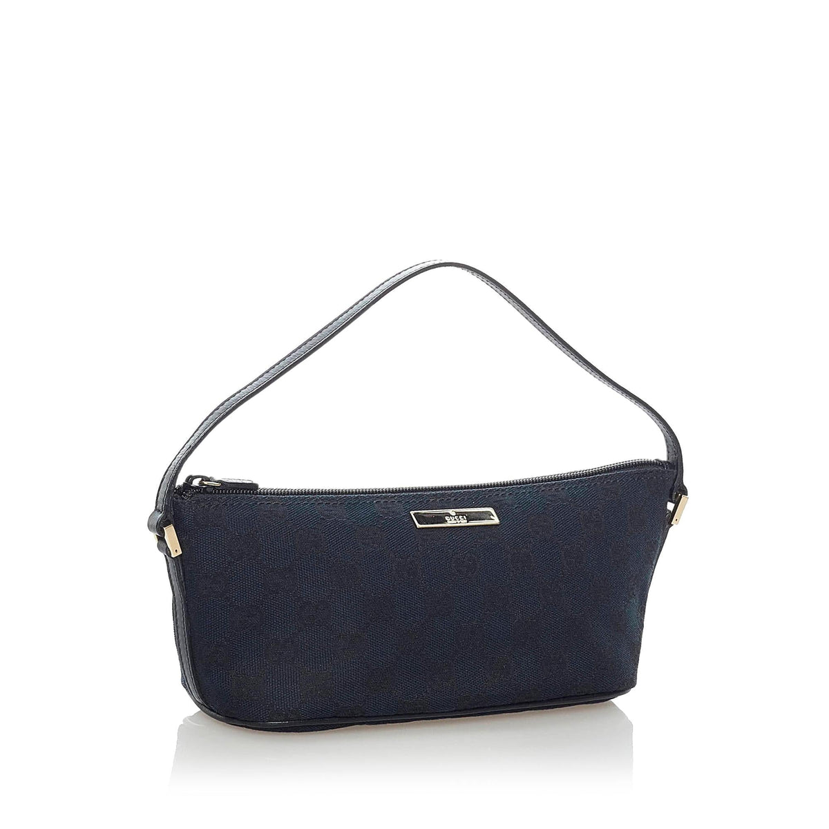 Gucci GG Canvas Boat Baguette (SHG-31583)
