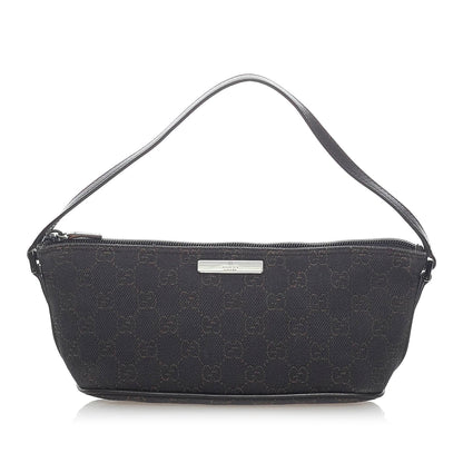 Gucci GG Canvas Boat Baguette (SHG-31599)