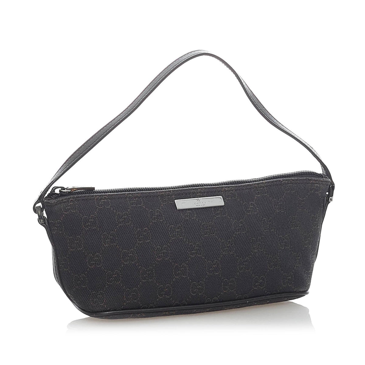 Gucci GG Canvas Boat Baguette (SHG-31599)