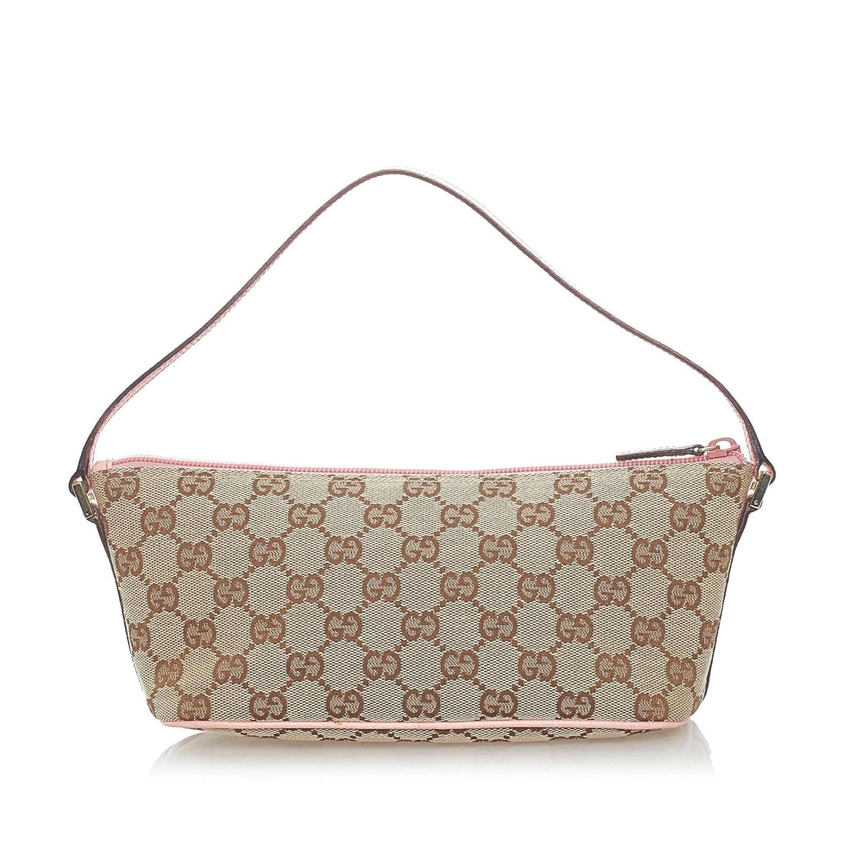 Gucci GG Canvas Boat Baguette (SHG-31608)