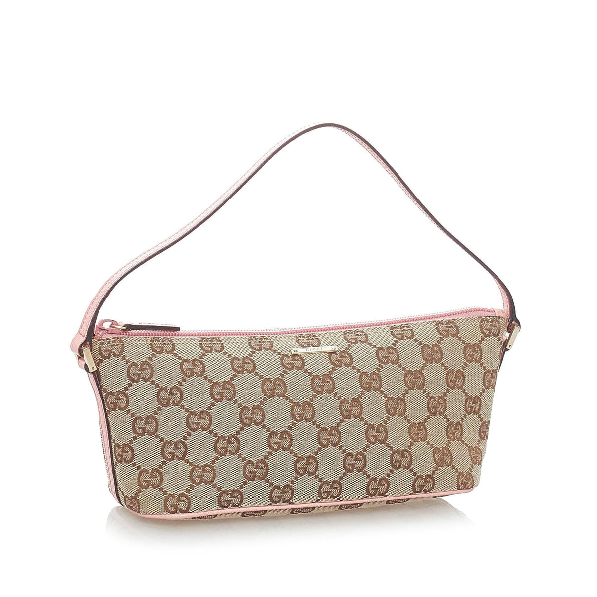 Gucci GG Canvas Boat Baguette (SHG-31608)