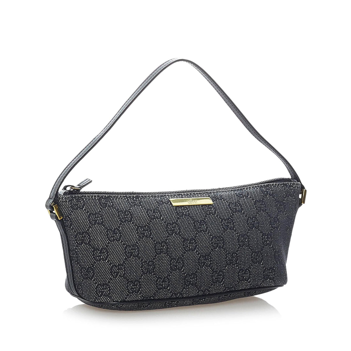 Gucci GG Canvas Boat Baguette (SHG-32025)