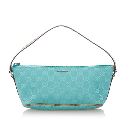 Gucci GG Canvas Boat Baguette (SHG-32052)