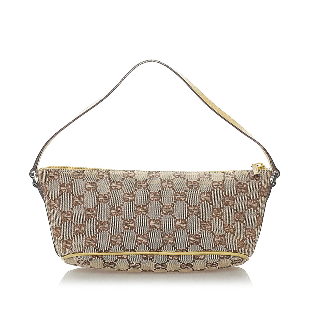 Gucci GG Canvas Boat Baguette (SHG-32054)