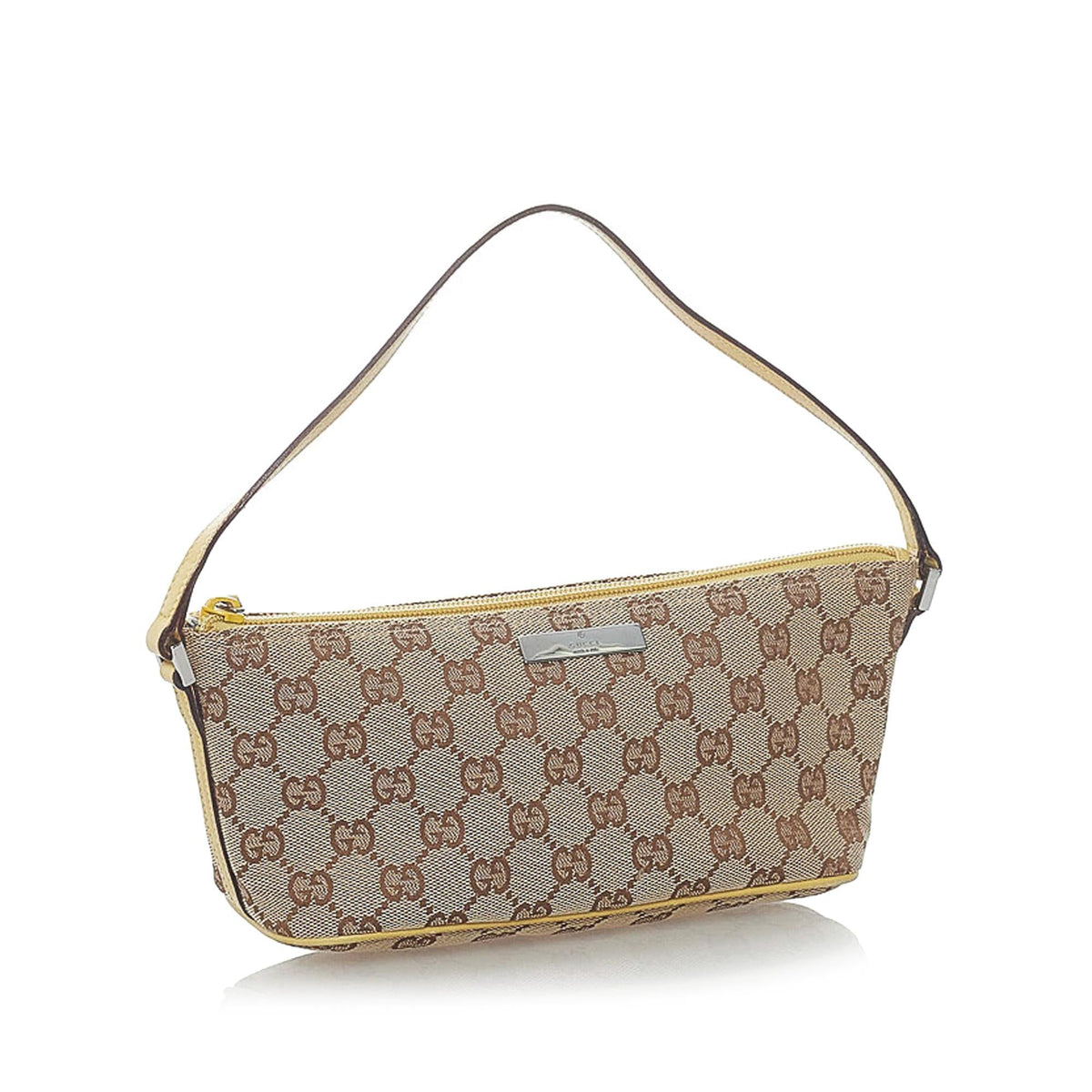 Gucci GG Canvas Boat Baguette (SHG-32054)