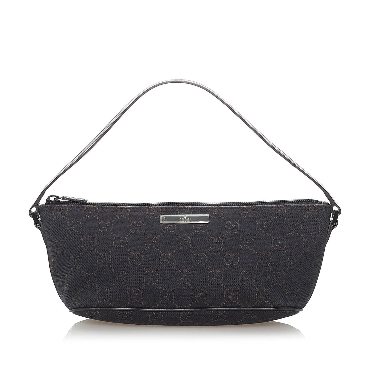 Gucci GG Canvas Boat Baguette (SHG-32079)