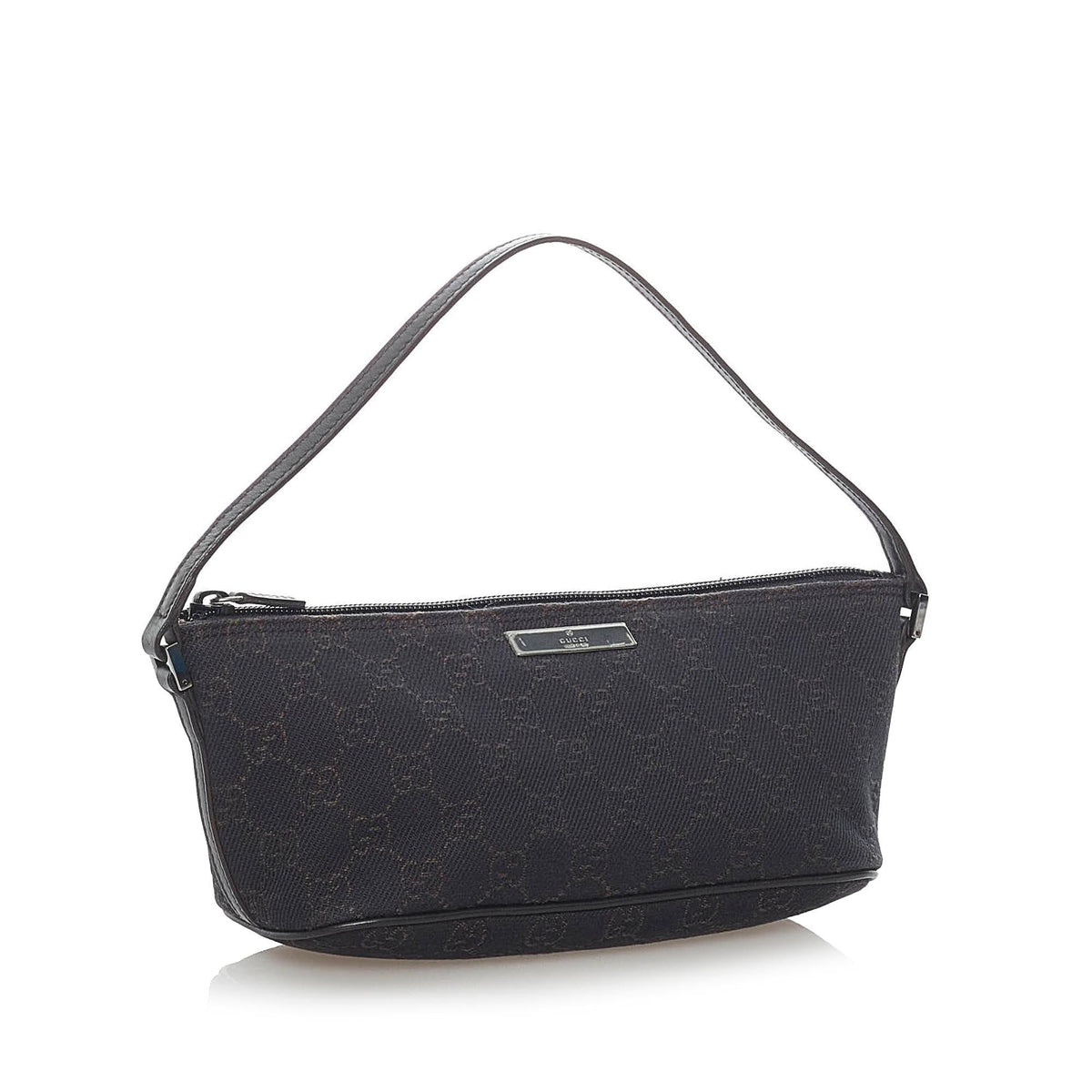 Gucci GG Canvas Boat Baguette (SHG-32079)